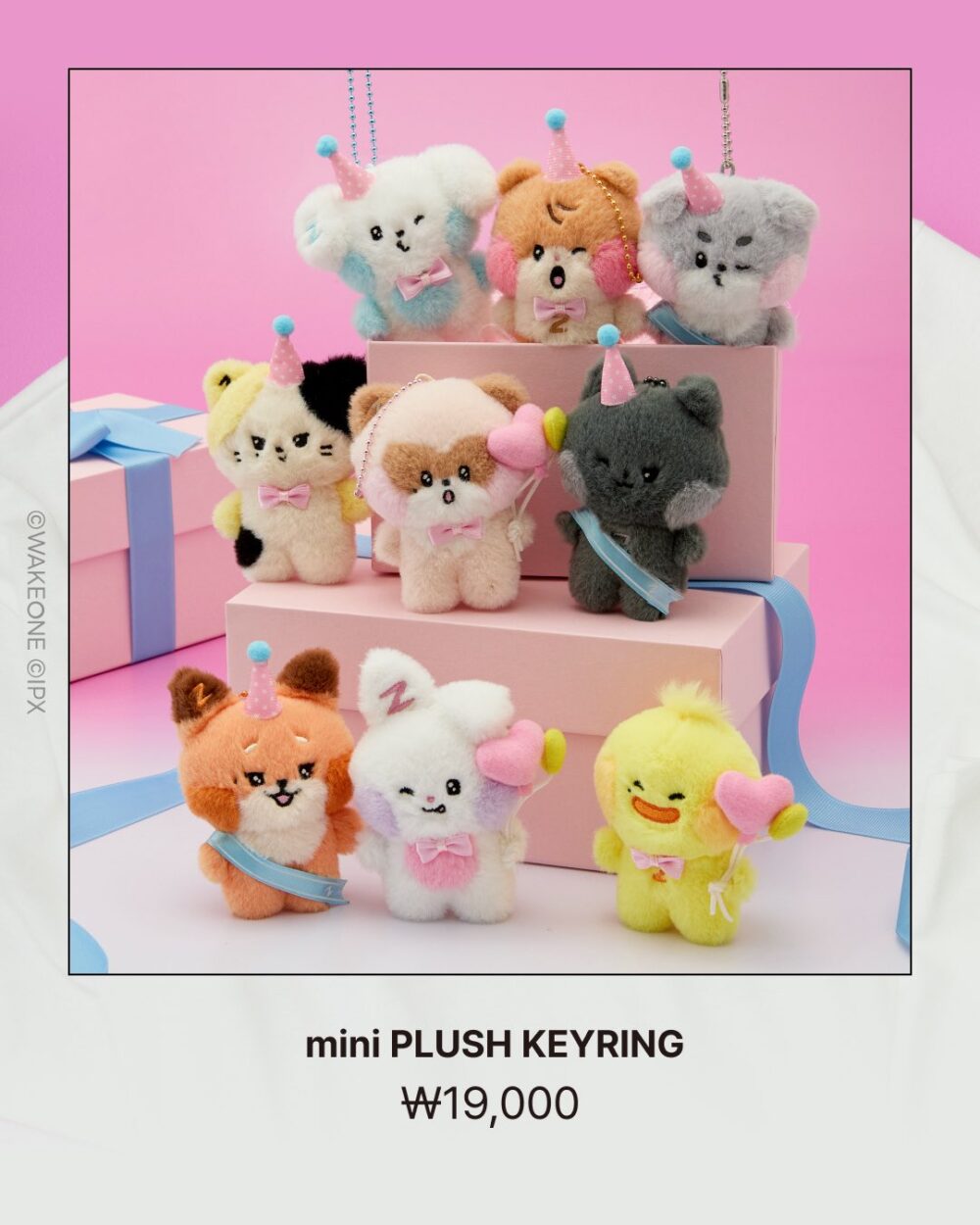 mini PLUSH KEYRING zeroni