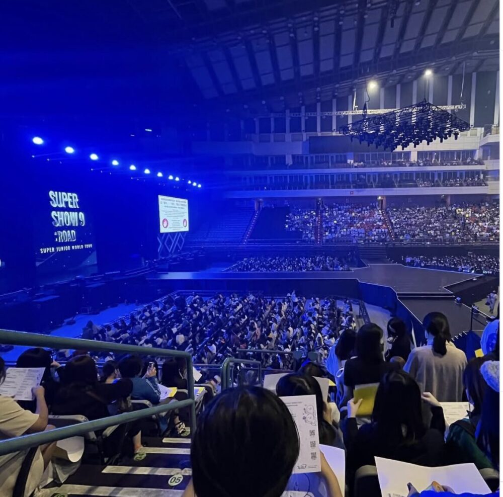 【画像】台北アリーナの座席からの見え方を紹介！座席表とキャパについても