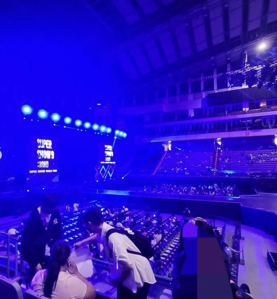 【画像】台北アリーナの座席からの見え方を紹介！座席表とキャパについても