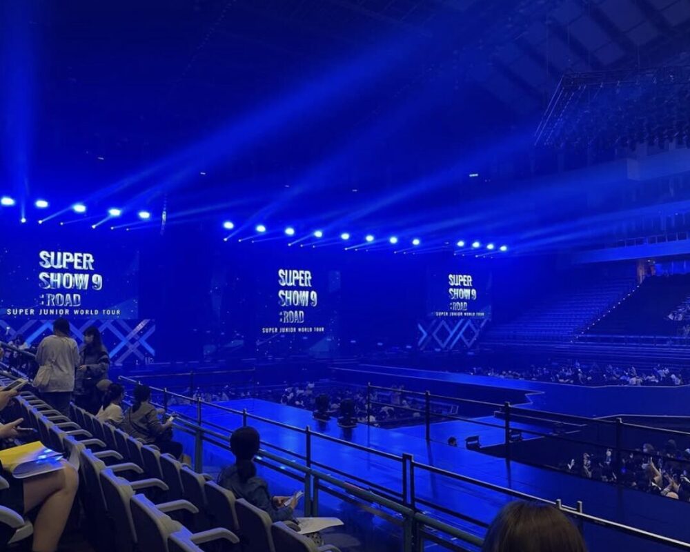 【画像】台北アリーナの座席からの見え方を紹介！座席表とキャパについても