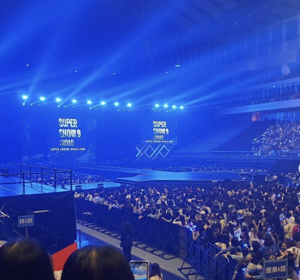 【画像】台北アリーナの座席からの見え方を紹介！座席表とキャパについても