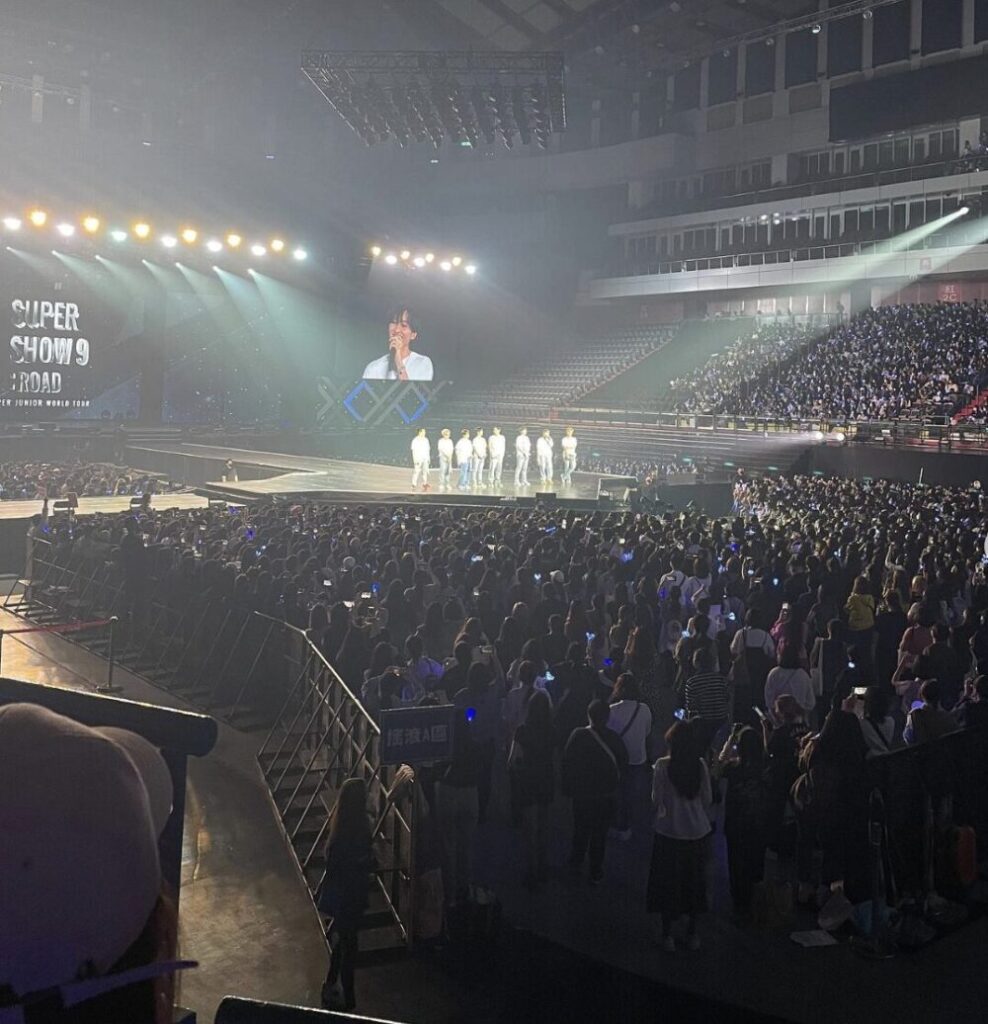 【画像】台北アリーナの座席からの見え方を紹介！座席表とキャパについても