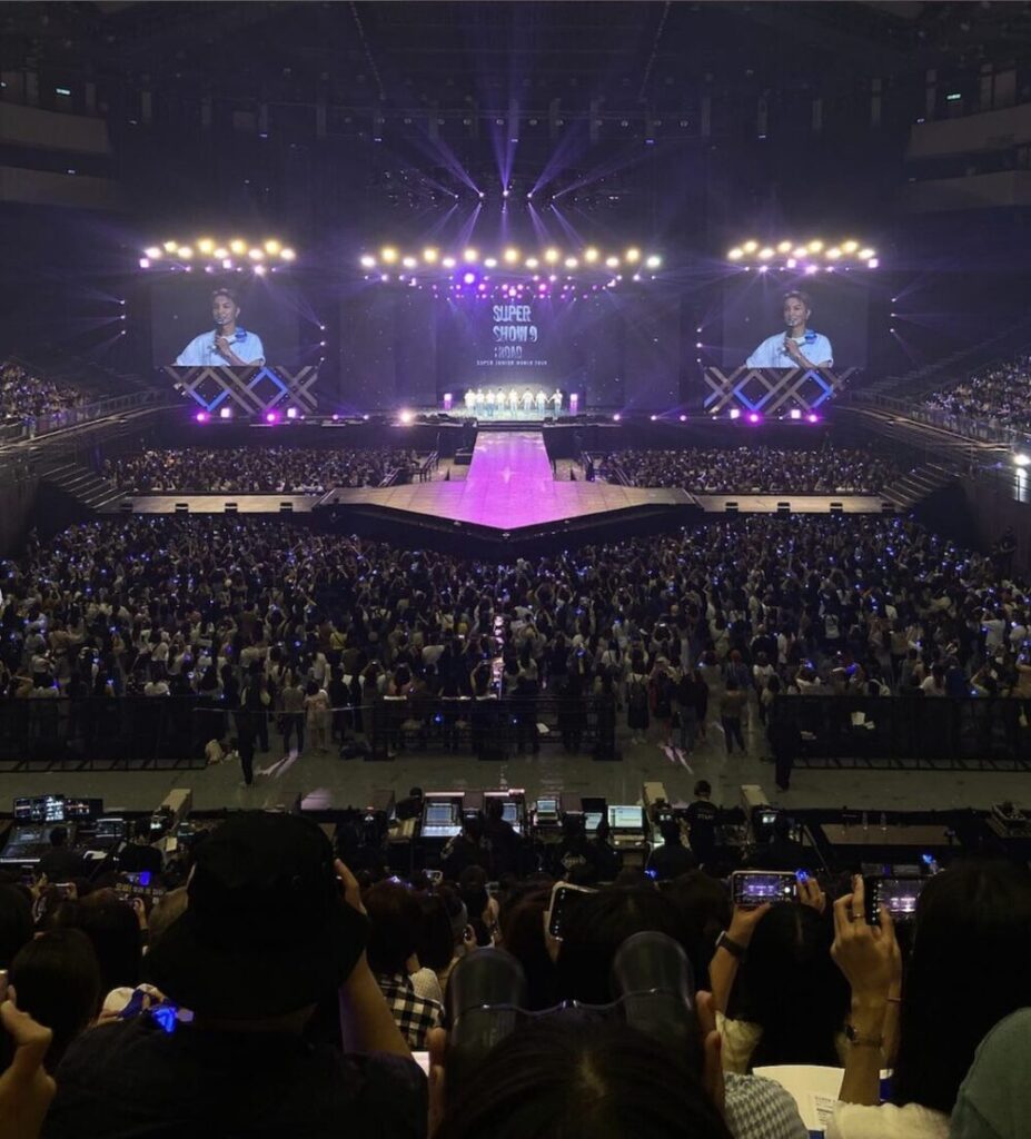 【画像】台北アリーナの座席からの見え方を紹介！座席表とキャパについても