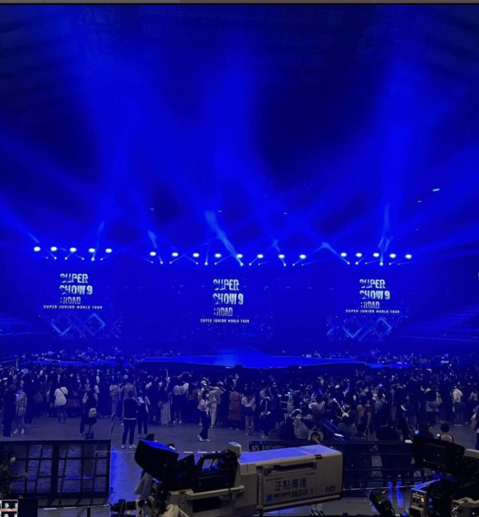 【画像】台北アリーナの座席からの見え方を紹介！座席表とキャパについても