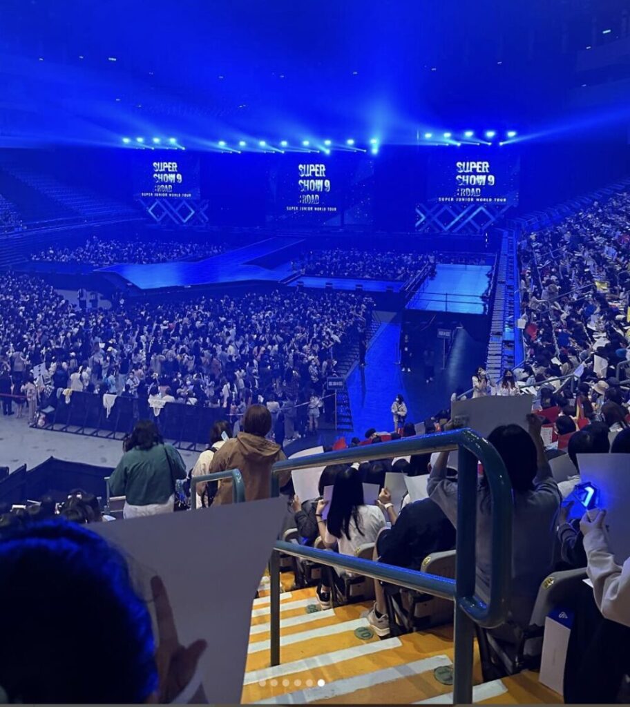 【画像】台北アリーナの座席からの見え方を紹介！座席表とキャパについても