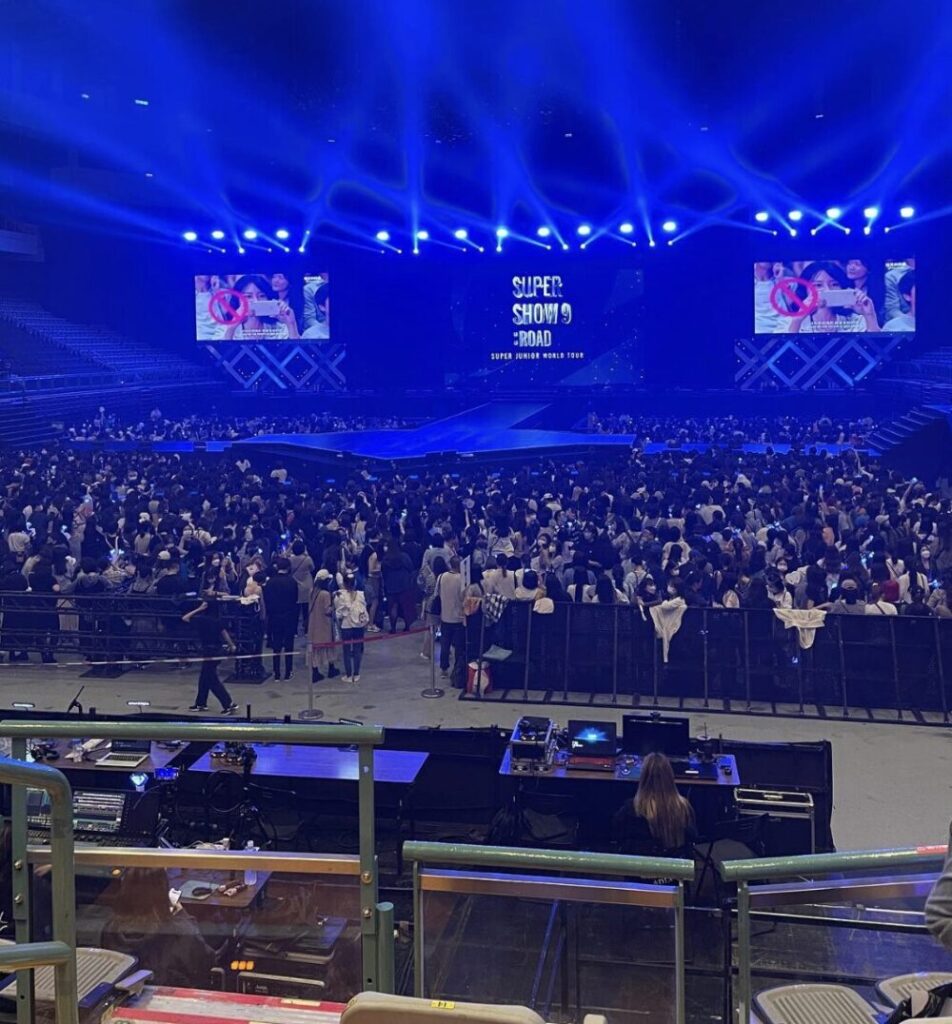 【画像】台北アリーナの座席からの見え方を紹介！座席表とキャパについても