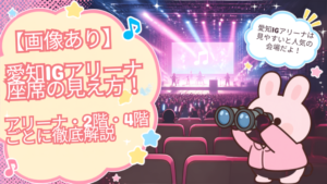 【画像あり】愛知IGアリーナ座席の見え方！アリーナ・2階・4階ごとに徹底解説